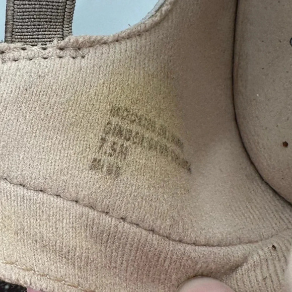 Earth womens platform sandals size 7.5 bronze leather beige suede Espadrilles - Picture 10 of 14